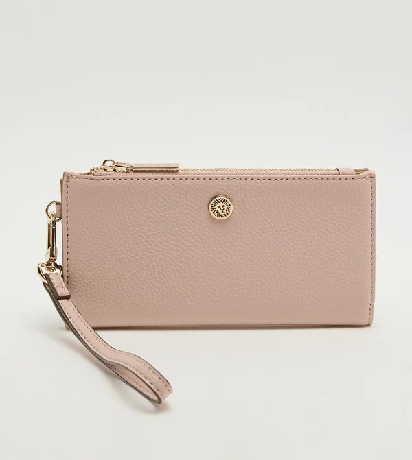 آن كلاين Anne Klein Textured Zippered Wallet